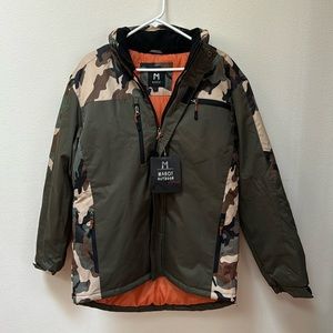 NWT Marqt outdoor men’s jacket olive camouflage, Size S
